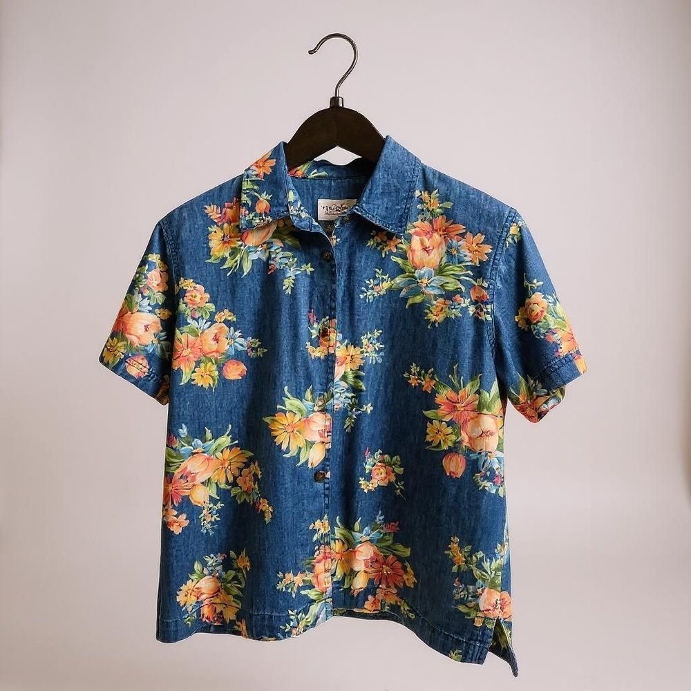 Floral Denim Shirt